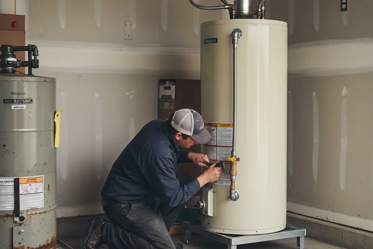 Water heater and shutoff valve replacement in New Smyrna Beach